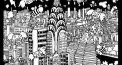 Ashes 57 is an illustrator, graphic artist and photographer who is heavily influenced by the urban and dubstep music scene