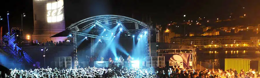 Worldwide festival stage