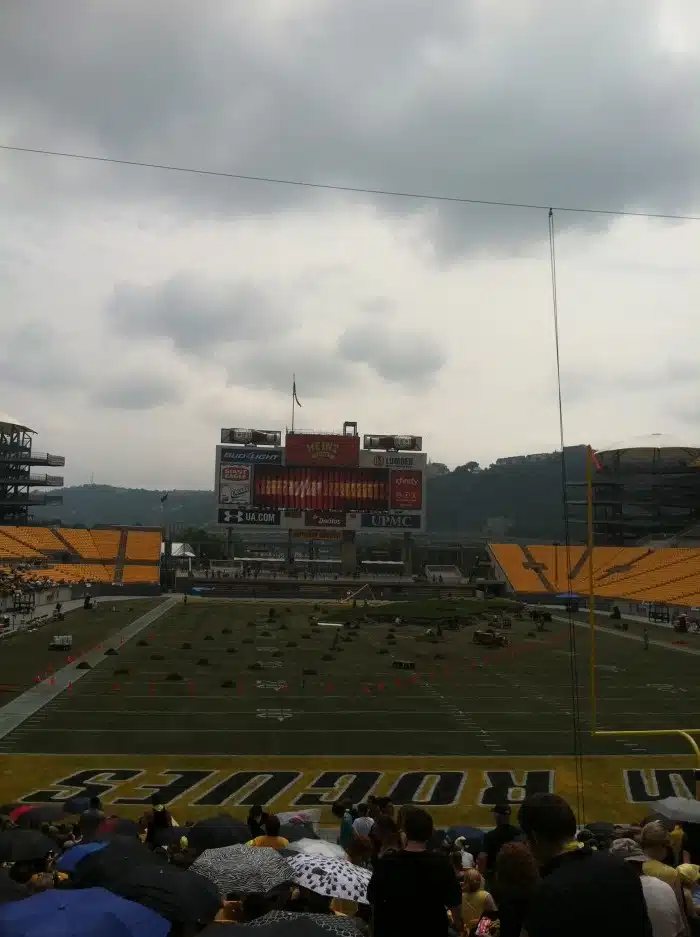 Fan Shot from the stadium seats