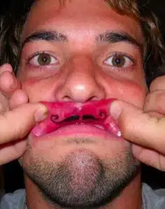 lip-mustache-tattoo