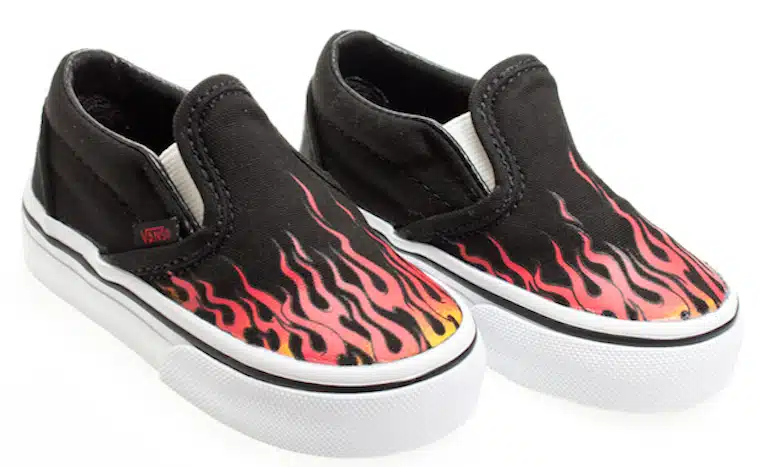 vans flames