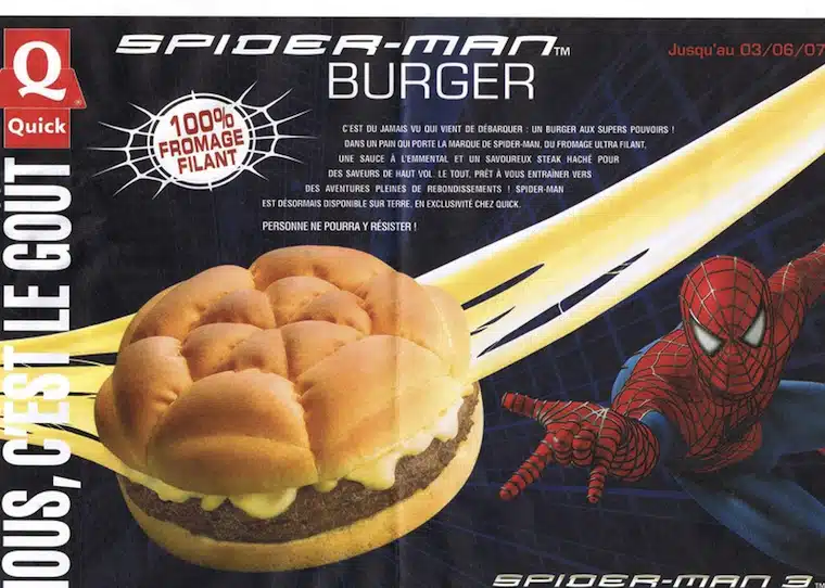 spiderman burger