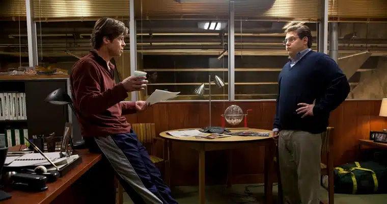 MoneyBall Brad Pitt and Jonah Hill