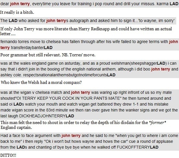 John Terry's Opinion Poll