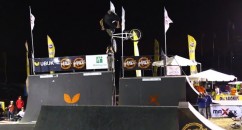 Triple whip or double whip? World's first or not? Who cares, it's still totally awesome.