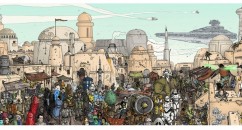 WHERE’S WALLY – STAR WARS EDITION Wally is now hiding out somewhere in Mos Eisley.