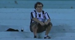 Imagine going to an away game on your own, and then turning up and being the only away fan at the game. Meet Tiago Rech. 