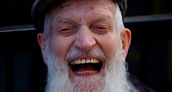 Some guy's had an uncontrollable urge to laugh since he had hip surgery a few years back. He's still laughing now...