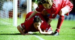 Top Premier League Goal Celebrations Has there ever been a better goal celebration than Robbie Fowling attempting to snort the white line around the pitch?