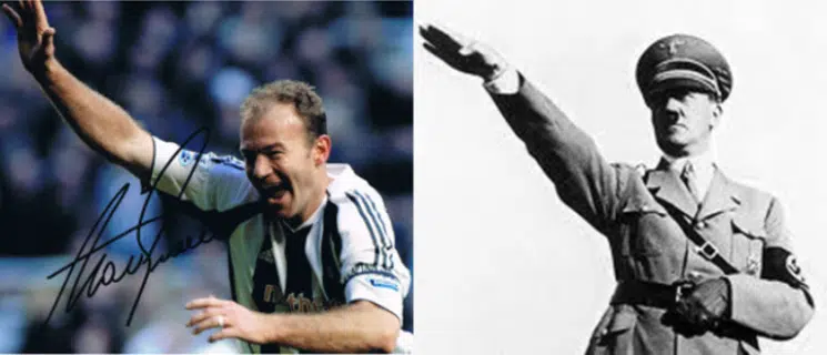 Adolf Hitler and Alan Shearer Adolf Hitler and Alan Shearer