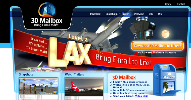 3D Mailbox website
