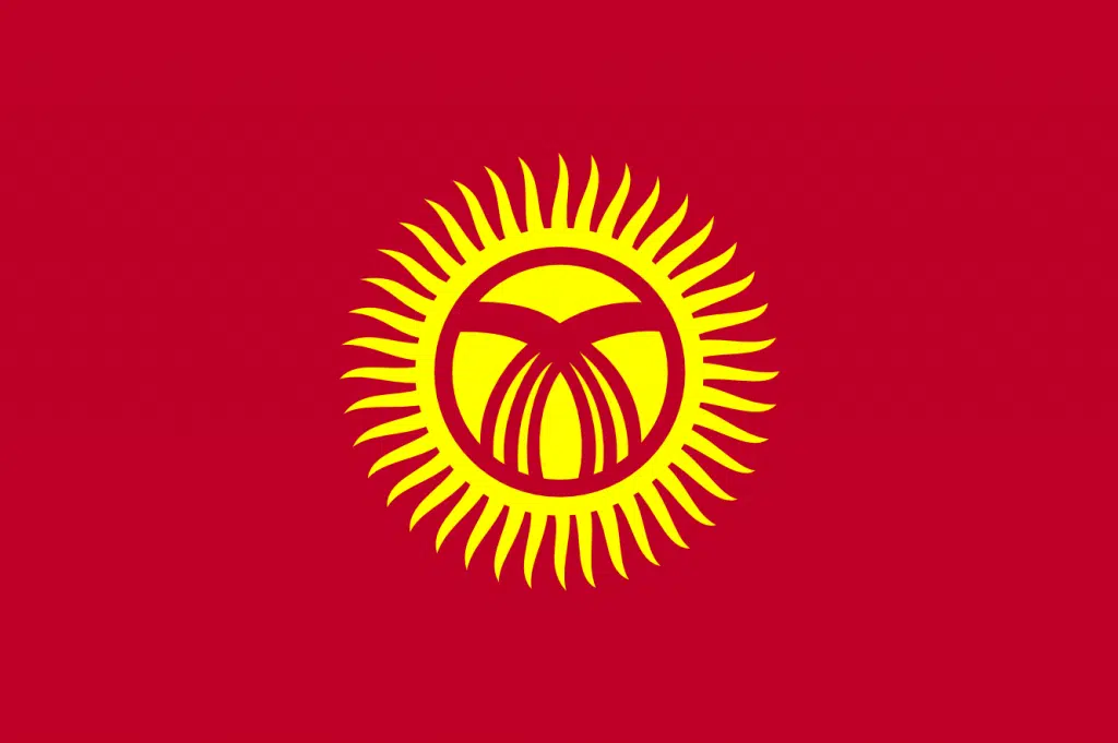 KYRGYZSTAN FLAG KYRGYZSTAN FLAG