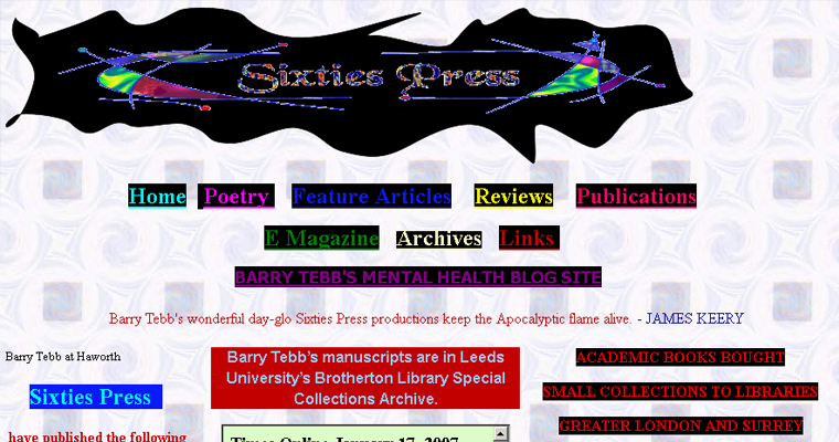 Sixties Press website