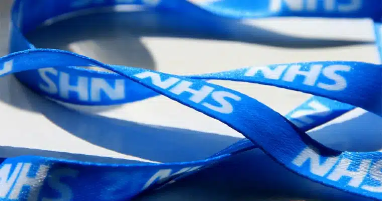 nhs lanyards Lanyards with NHS printed on them