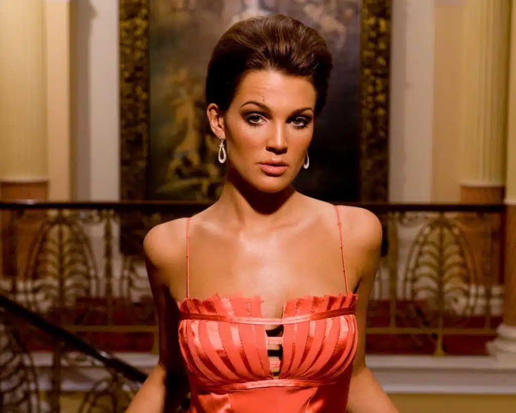 Danielle Lloyd Soft Red Gown Photoshoot (0)