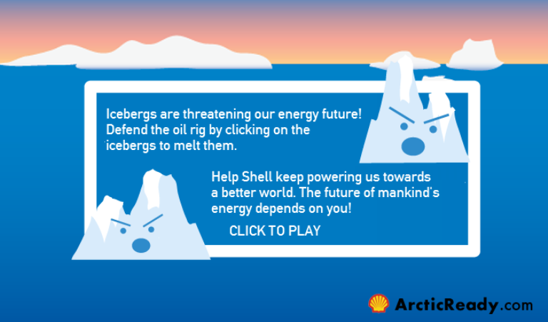 Shell4 defeat the threatening icebergs