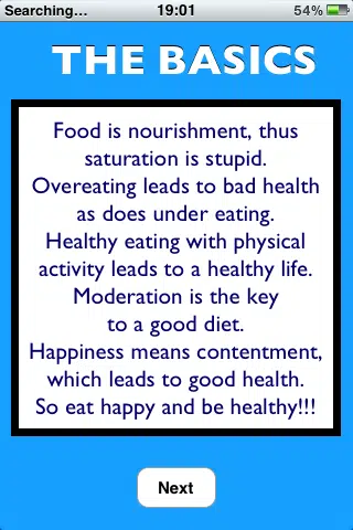 Happy Diet - Front Screen - iPhone Happy Diet - Front Screen - iPhone