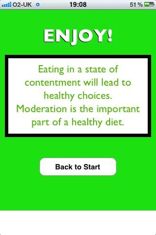 Happy Diet - Yes End Screen - iPhone Happy Diet - Yes End Screen - iPhone