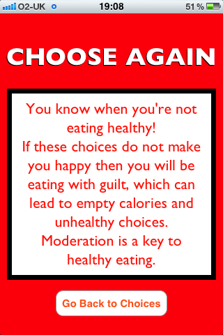 Happy Diet - No End Screen - iPhone