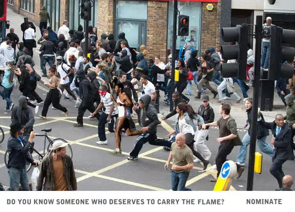 Olympic Riot Torch