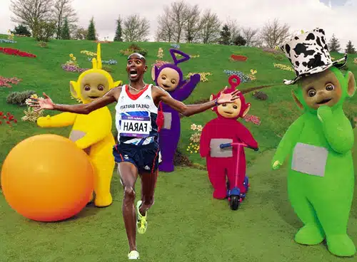 mo farah teletubbies mo farah teletubbies