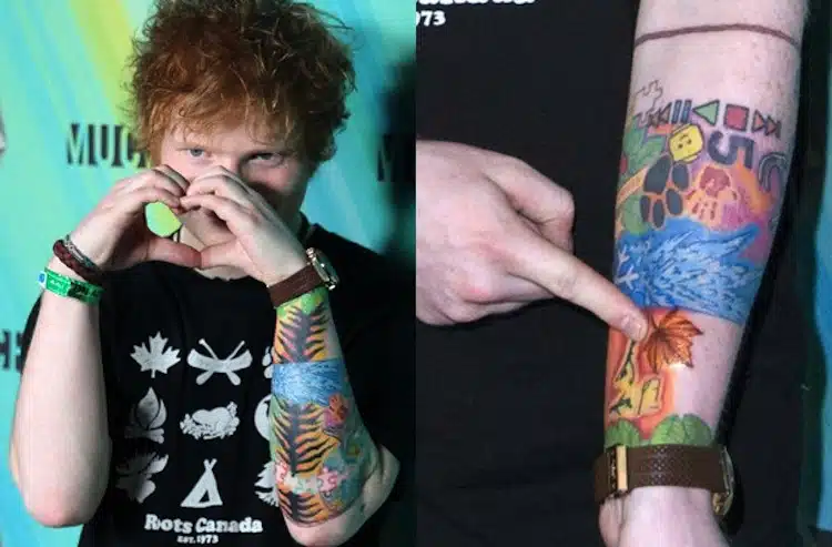 Ed Sheeran Tattoos 2