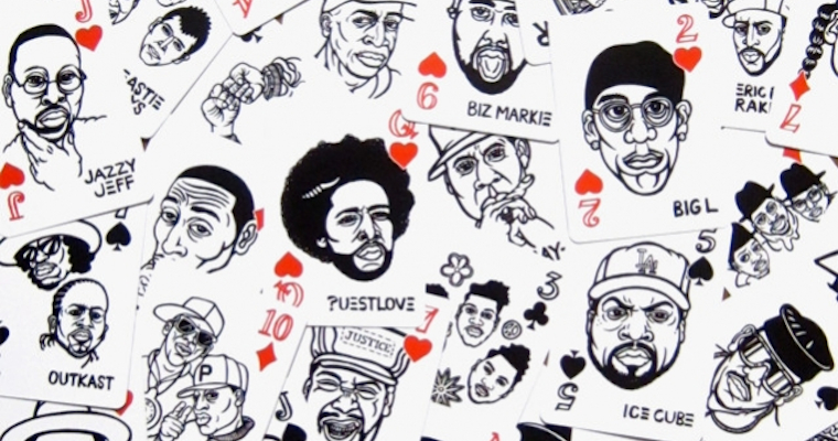 hip hop playing cards