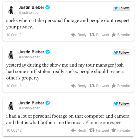 Justin Bieber Twitter Justin Bieber Twitter