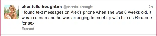chantelle houghton alex reid twitter screen grab 2 chantelle houghton alex reid twitter screen grab 2