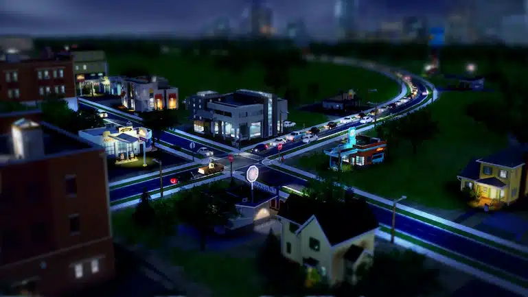 Simcity 2013 Night Traffic Simcity 2013 Night Traffic