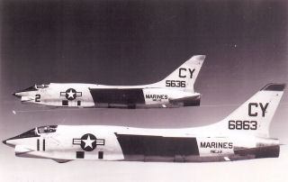 The F8U Combat Jet