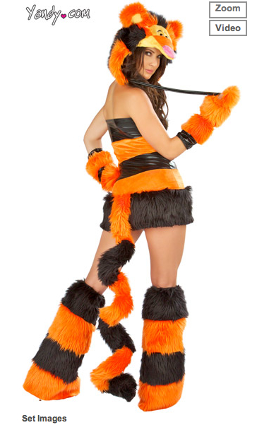 sexy halloween costume tiger