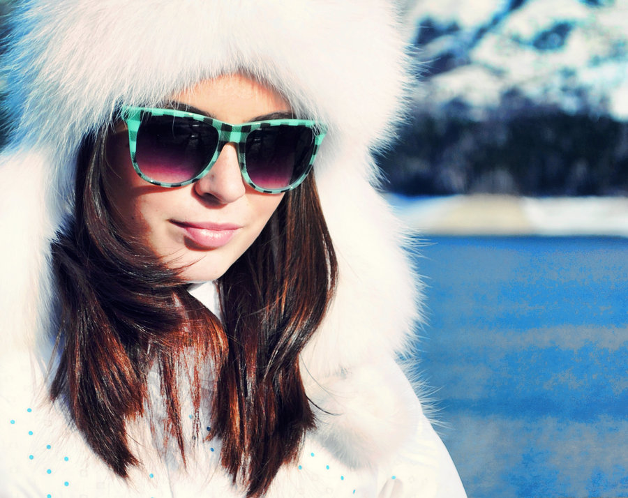 sunglasses in winter