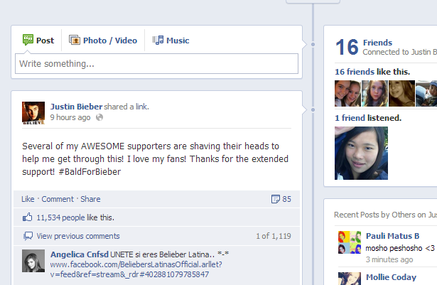 Justin Bieber Fans Shave Their Heads Baldforbieber cancer prank sees ...