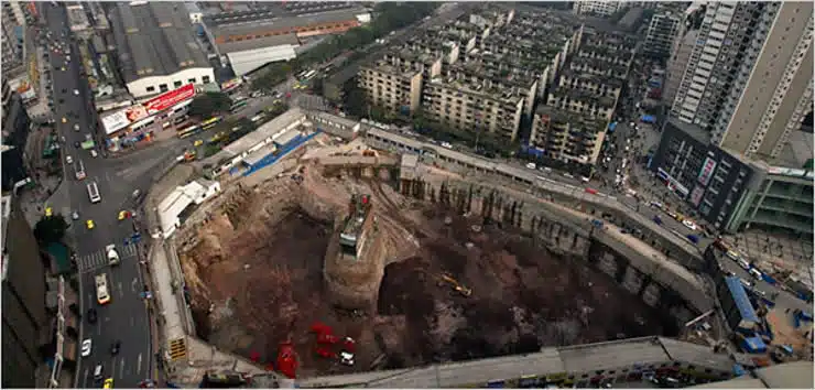 Chongqing Nail House Aerial View 2 Chongqing Nail House Aerial View 2