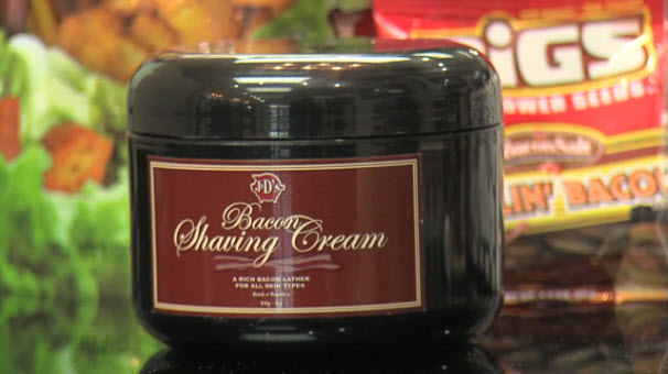 Bacon shaving cream