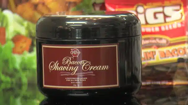 Bacon shaving cream Bacon shaving cream