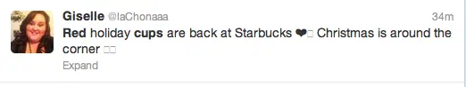 Starbucks Red Cups Tweet 8 Starbucks Red Cups Tweet 8