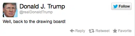 Donald Trump Election Reaction Tweet 1 Donald Trump Election Reaction Tweet 1