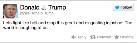 Donald Trump Election Reaction Tweet 5 Donald Trump Election Reaction Tweet 5