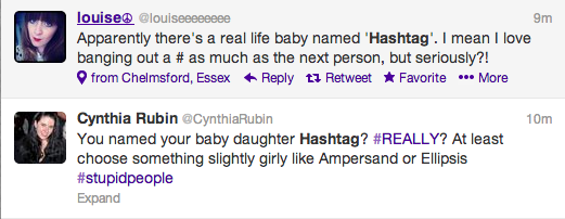 Hashtag Baby Twitter Screengrabs 3