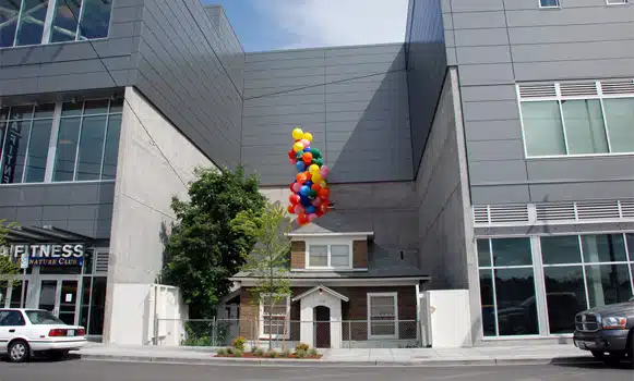 Edith Macefield House Balloons Edith Macefield House Balloons