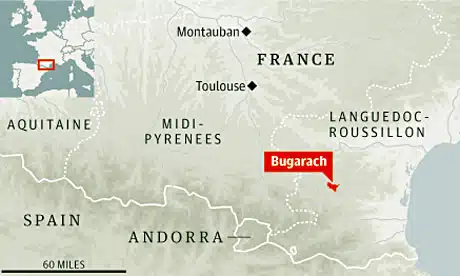 Bugarach, in the French Pyrenees. Bugarach, in the French Pyrenees.