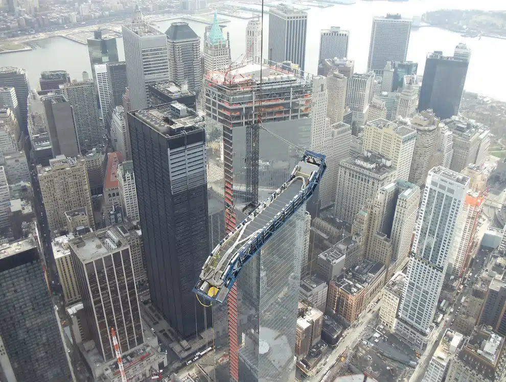 Escalators Hoisted Up World Trade Center 1 Escalators Hoisted Up World Trade Center 1