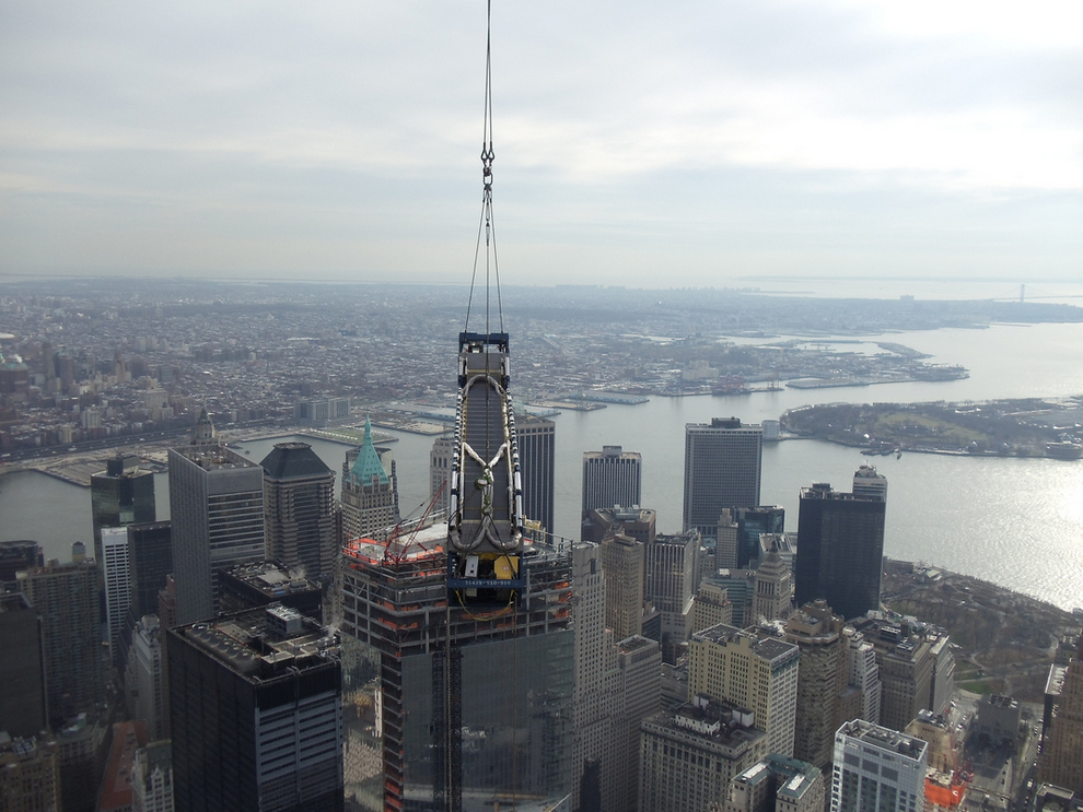 Escalators Hoisted Up World Trade Center 2