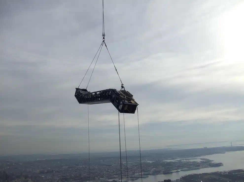 Escalators Hoisted Up World Trade Center 7 Escalators Hoisted Up World Trade Center 7