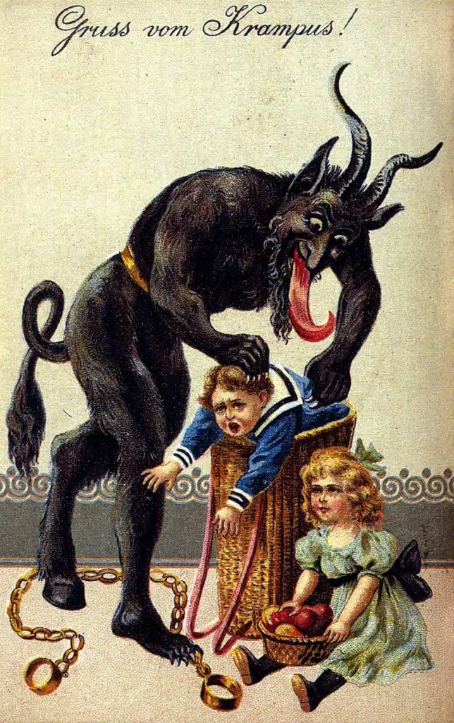 Krampus Postcard Krampus Postcard