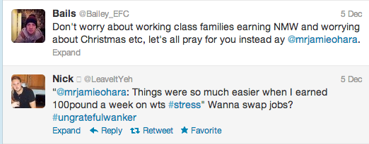Jamie O Hara Twitter Screen Grab 2