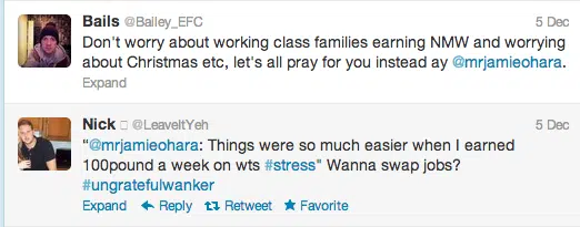 Jamie O Hara Twitter Screen Grab 2 Jamie O Hara Twitter Screen Grab 2