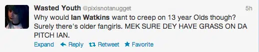Ian Watkins Paedophile Screengrab 16 Ian Watkins Paedophile Screengrab 16